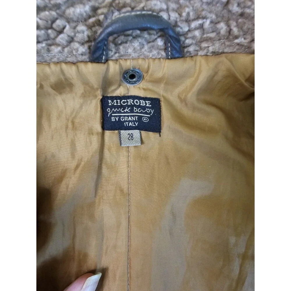 Microbe By Grant Kids Brown Coat Sz 28